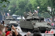 卦象六爻美国纪念陆军成立250周年阅兵仪式在华盛顿举行